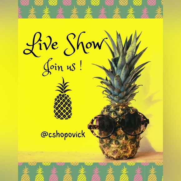 Other - @cshopovick CAROLYN’S SHARE SHOW TRAIN!! 🍍 Thursday, 7/30 5:00pm EST